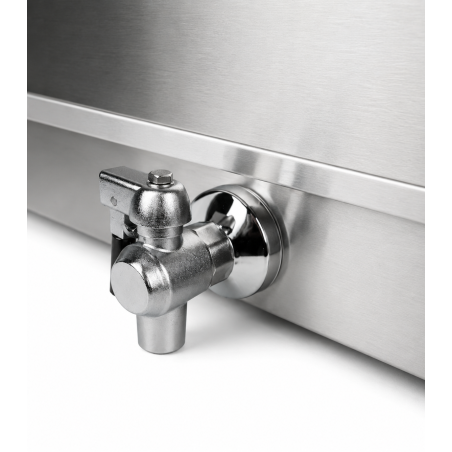 Friteuse posable &eacute;lectrique 25l - avec robinet de vidange - Combisteel - 7518.0210
