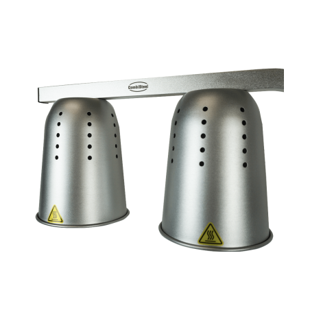 Lampe chauffant argent - Combisteel - 7518.0175
