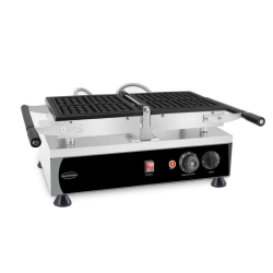 Gaufrier rotatif 4pcs gaufre de bruxelles - Combisteel - 7540.0075