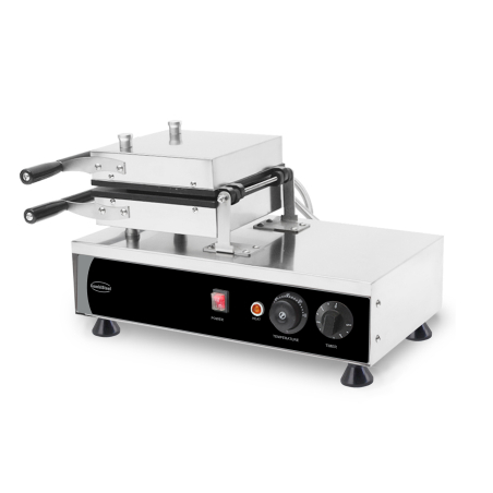 Gaufrier rotatif 4pcs gaufre de bruxelles - Combisteel - 7540.0075