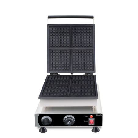 Gaufrier 4pcs gaufres carr&eacute;es - Combisteel - 7540.0085