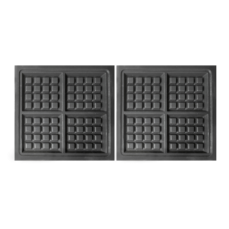 Gaufrier rotatif 4pcs gaufre de bruxelles - Combisteel - 7540.0075