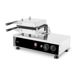 Gaufrier rotatif 2pcs gaufre de bruxelles - Combisteel - 7540.0070
