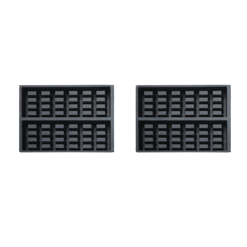 Gaufrier rotatif 2pcs gaufre de bruxelles - Combisteel - 7540.0070