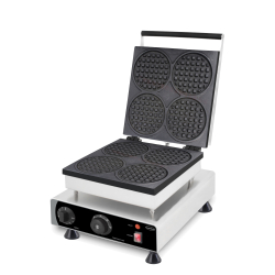 Gaufrier 4pcs gaufres rondes - Combisteel - 7540.0080