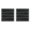 Gaufrier 4pcs sucette pin - Combisteel - 7540.0090