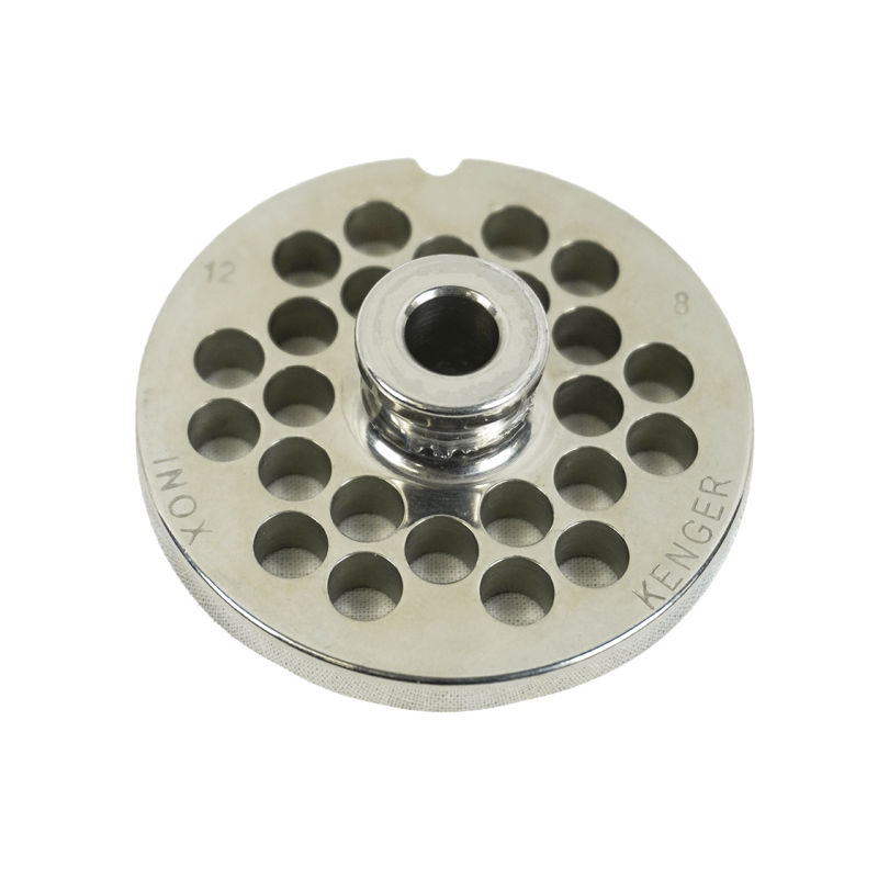 8mm gaatplaat voor chopper 12 - 90kg/h - Combisteel - 7073.9005