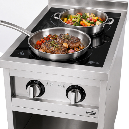 Entry 700 cuisini&egrave;re &agrave; induction 2 zones - Combisteel - 7545.0005