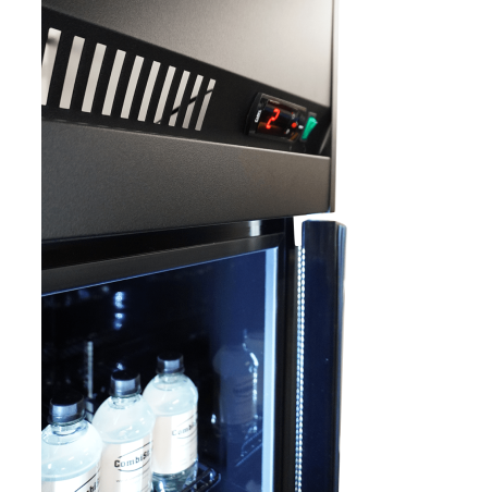R&eacute;frig&eacute;rateur 3 portes en verre irm-1180r bl - Combisteel - 7455.3155