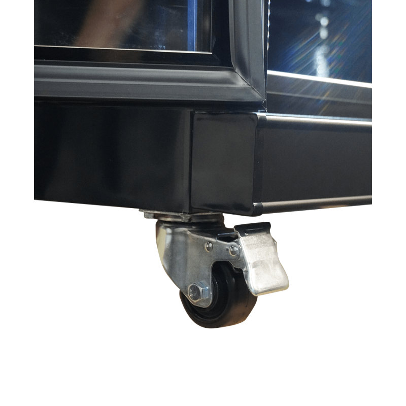 R&eacute;frig&eacute;rateur 3 portes en verre irm-1180r bl - Combisteel - 7455.3155