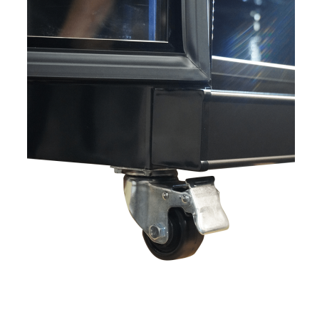 R&eacute;frig&eacute;rateur 3 portes en verre irm-1180r bl - Combisteel - 7455.3155