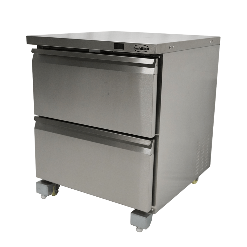 Vriezer in roestvrij staal 2 laden - Combisteel - 7450.0265