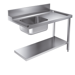 Table d'approvisionement &eacute;tag&egrave;re 1200 &agrave; droite pour 7082.0070 - 0075 - Combisteel - 7106.1010