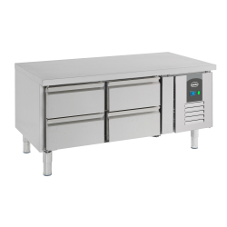 Table r&eacute;frig&eacute;r&eacute;e 650 haute 4 tiroirs - Combisteel - 7950.0445