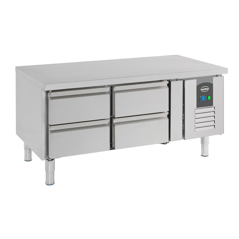 Table r&eacute;frig&eacute;r&eacute;e 650 haute 4 tiroirs - Combisteel - 7950.0445