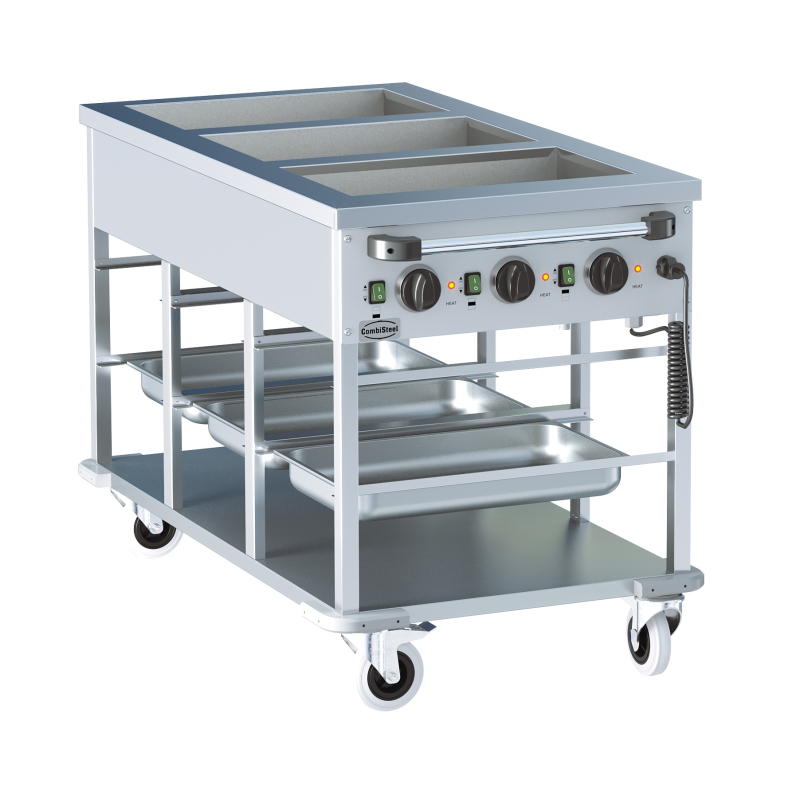 Waterbadtrolley 3/1. - Combisteel - 7178.1160