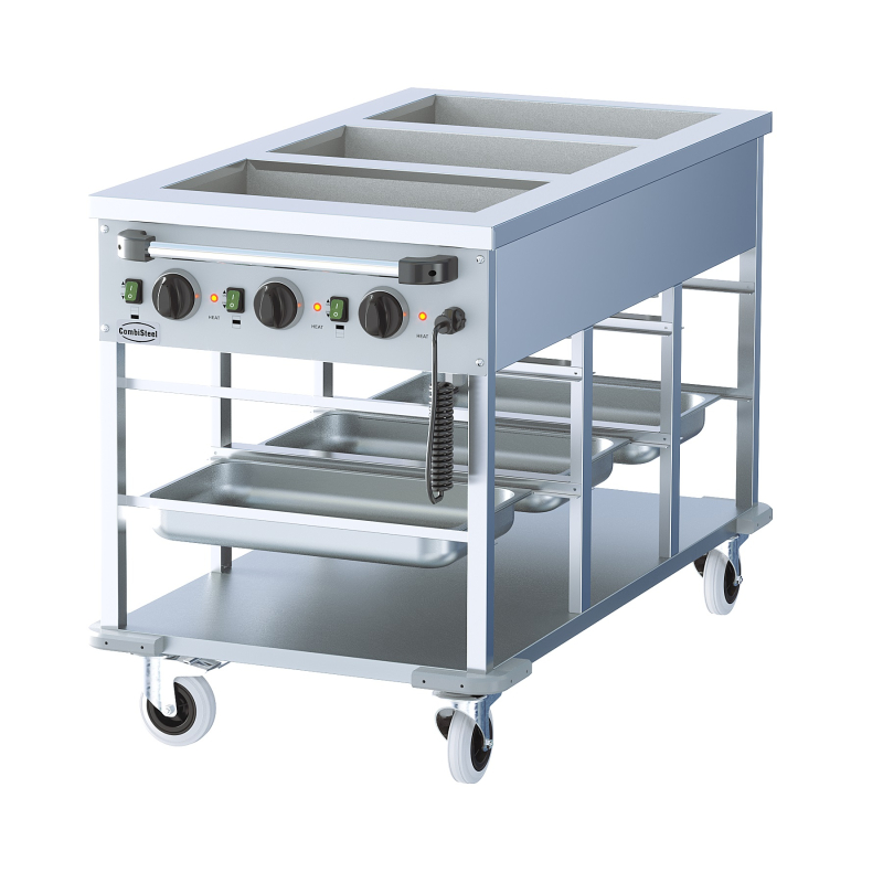 Waterbadtrolley 3/1. - Combisteel - 7178.1160