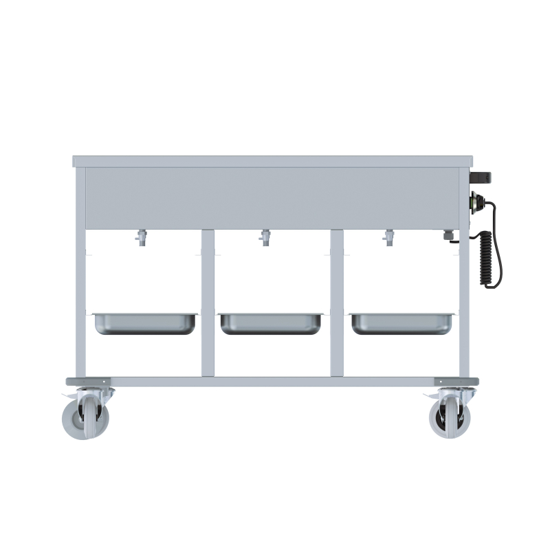 Waterbadtrolley 3/1. - Combisteel - 7178.1160