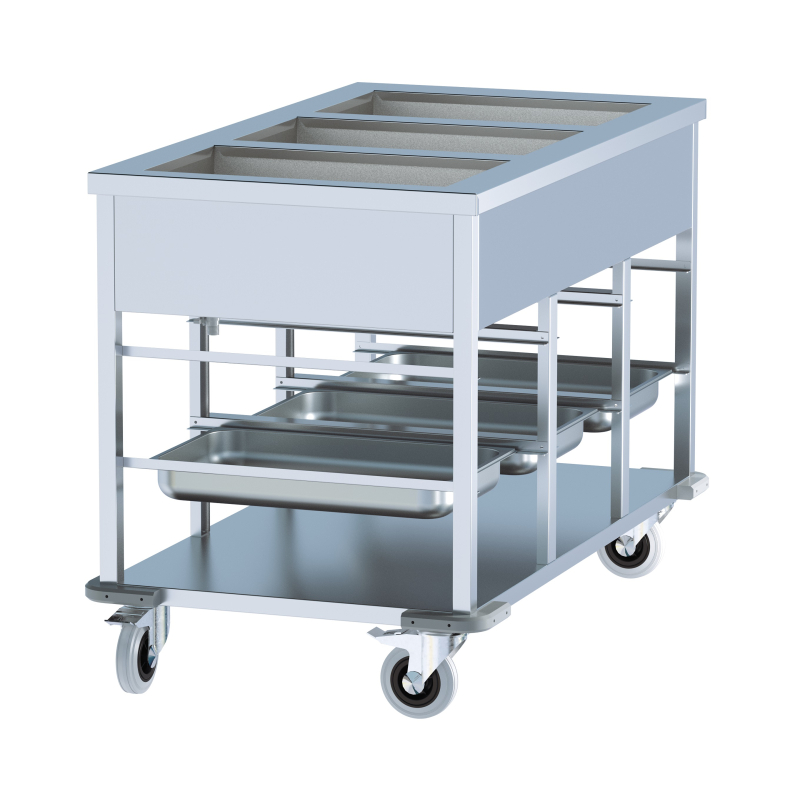 Waterbadtrolley 3/1. - Combisteel - 7178.1160