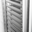 Chariot banquet chauffant 17x 2/1gn - Combisteel - 7450.0905