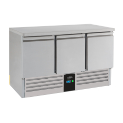 Table r&eacute;frig&eacute;r&eacute;e 3 portes energy line &eacute;quip&eacute; d'&eacute;vaporateur - Combisteel - 7450.5115