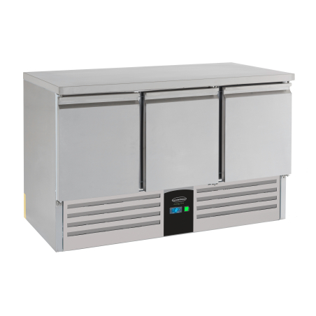 Table r&eacute;frig&eacute;r&eacute;e 3 portes energy line &eacute;quip&eacute; d'&eacute;vaporateur - Combisteel - 7450.5115