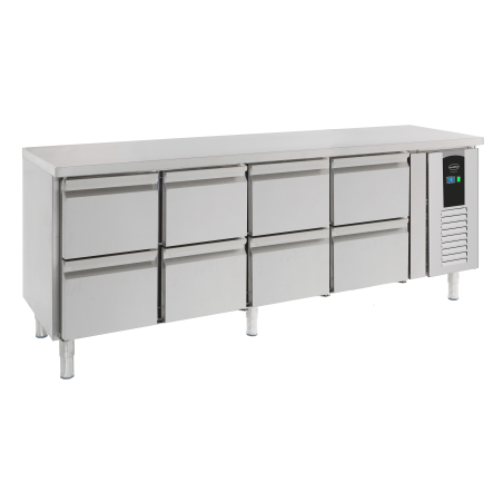 700 table r&eacute;frig&eacute;r&eacute;e 8 tiroirs energy line - Combisteel - 7450.5050