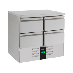 Table r&eacute;frig&eacute;r&eacute;e 4 tiroirs energy line &eacute;quip&eacute; d'&eacute;vaporateur - Combisteel - 7450.5110