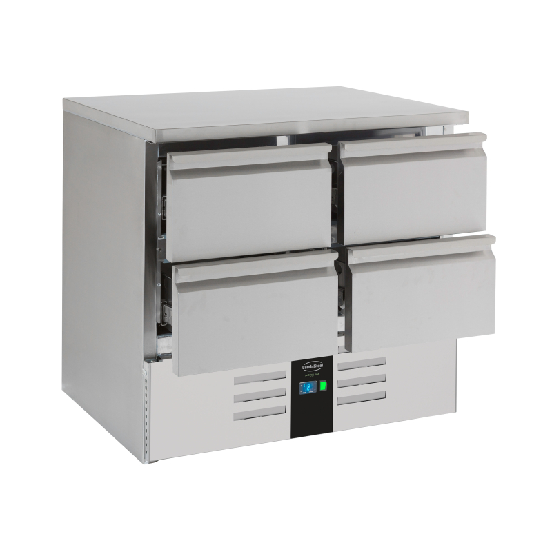 Gekoelde tafel 4 laden energy line met verdamper - Combisteel - 7450.5110