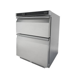 R&eacute;frig&eacute;rateur en acier inox 2 tiroirs - Combisteel - 7450.0532