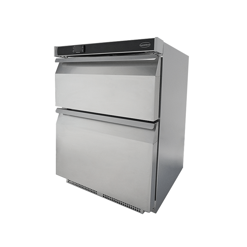 R&eacute;frig&eacute;rateur en acier inox 2 tiroirs - Combisteel - 7450.0532