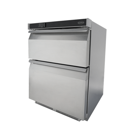 R&eacute;frig&eacute;rateur en acier inox 2 tiroirs - Combisteel - 7450.0532