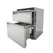 R&eacute;frig&eacute;rateur en acier inox 2 tiroirs - Combisteel - 7450.0532