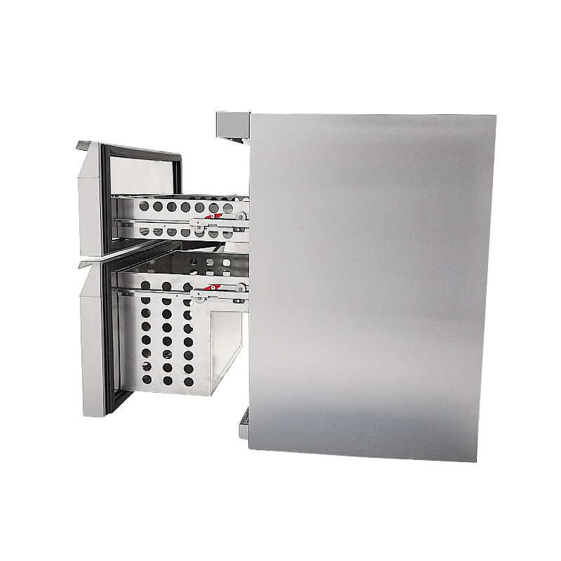 R&eacute;frig&eacute;rateur en acier inox 2 tiroirs - Combisteel - 7450.0532