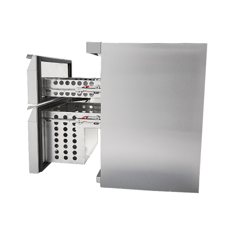 R&eacute;frig&eacute;rateur en acier inox 2 tiroirs - Combisteel - 7450.0532