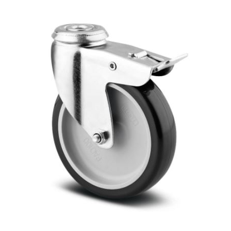 Serie de roues pour chariots d&eacute;brassage 4x - Combisteel - 7819.0005