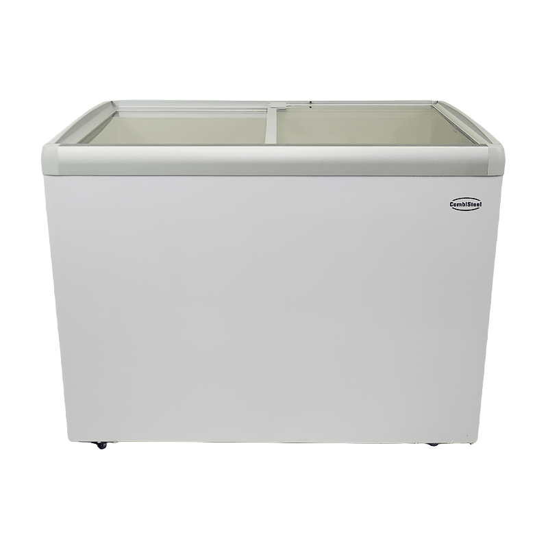 Cong&eacute;lateur bahut couvercle en verre lotte 336l - Combisteel - 7086.0030