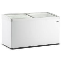 Cong&eacute;lateur bahut couvercle en verre lotte-456 - Combisteel - 7086.0040