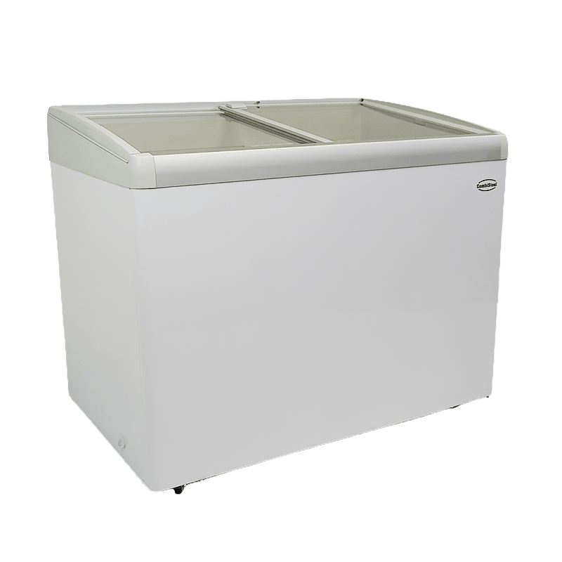 Cong&eacute;lateur bahut couvercle en verre lotte 336l - Combisteel - 7086.0030