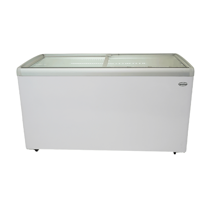 Cong&eacute;lateur bahut couvercle en verre lotte-456 - Combisteel - 7086.0040