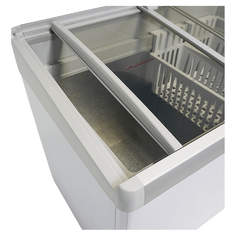 Cong&eacute;lateur bahut couvercle en verre lotte 336l - Combisteel - 7086.0030