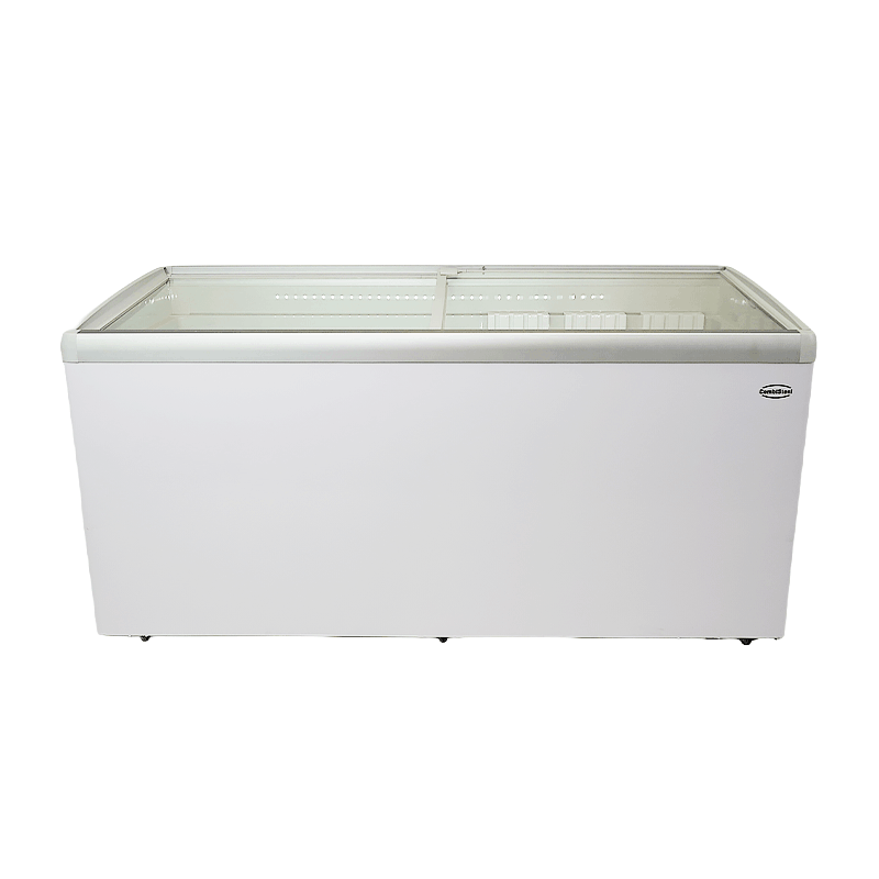 Cong&eacute;lateur bahut couvercle en verre lotte-516 - Combisteel - 7086.0045