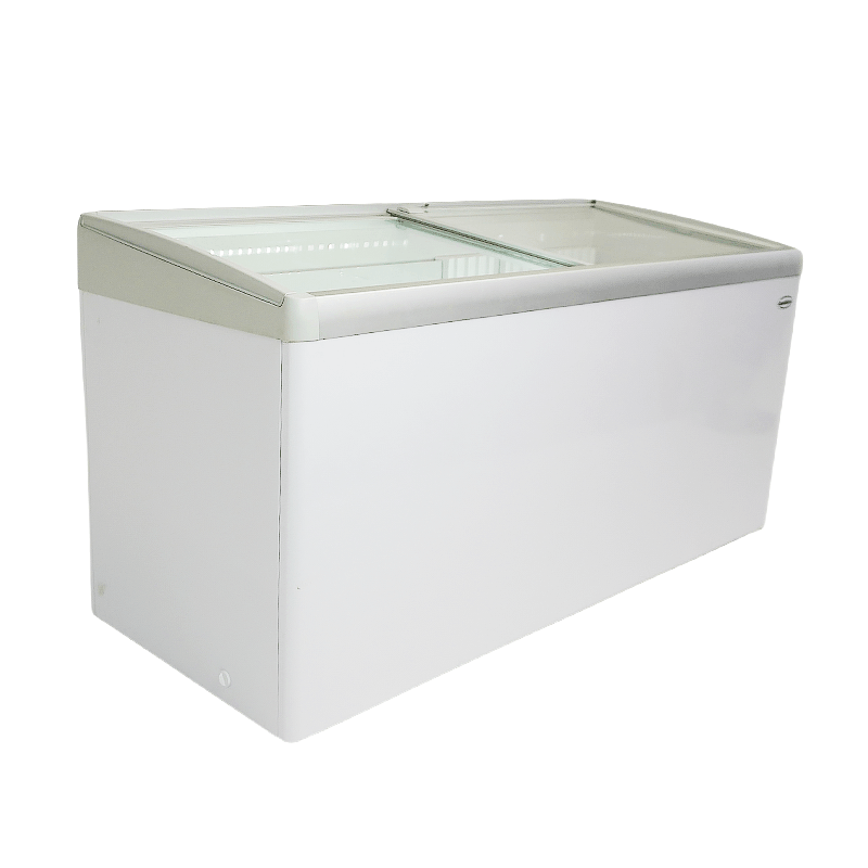 Cong&eacute;lateur bahut couvercle en verre lotte-516 - Combisteel - 7086.0045
