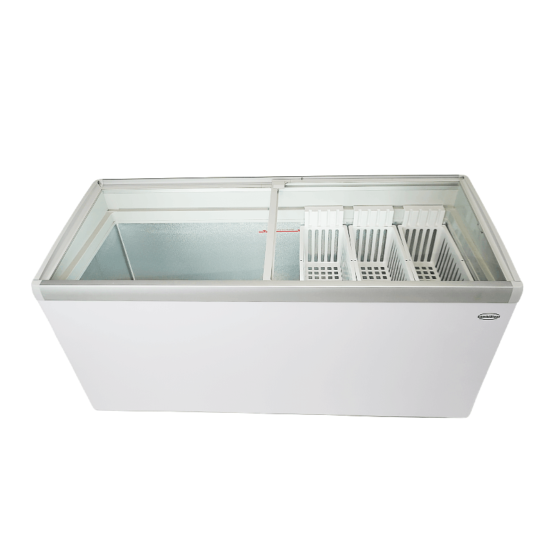 Cong&eacute;lateur bahut couvercle en verre lotte-516 - Combisteel - 7086.0045