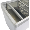 Cong&eacute;lateur bahut couvercle en verre lotte-516 - Combisteel - 7086.0045