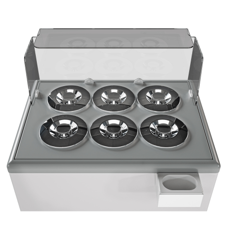 Vitrine &agrave; creme glac&eacute;e zanzibar 6 - Combisteel - 7472.0175