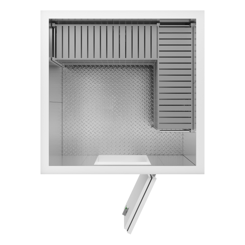 Koude kamer positief/negatief 1960x1960x2200 *transport op aanvraag* - Combisteel - 7087.0035