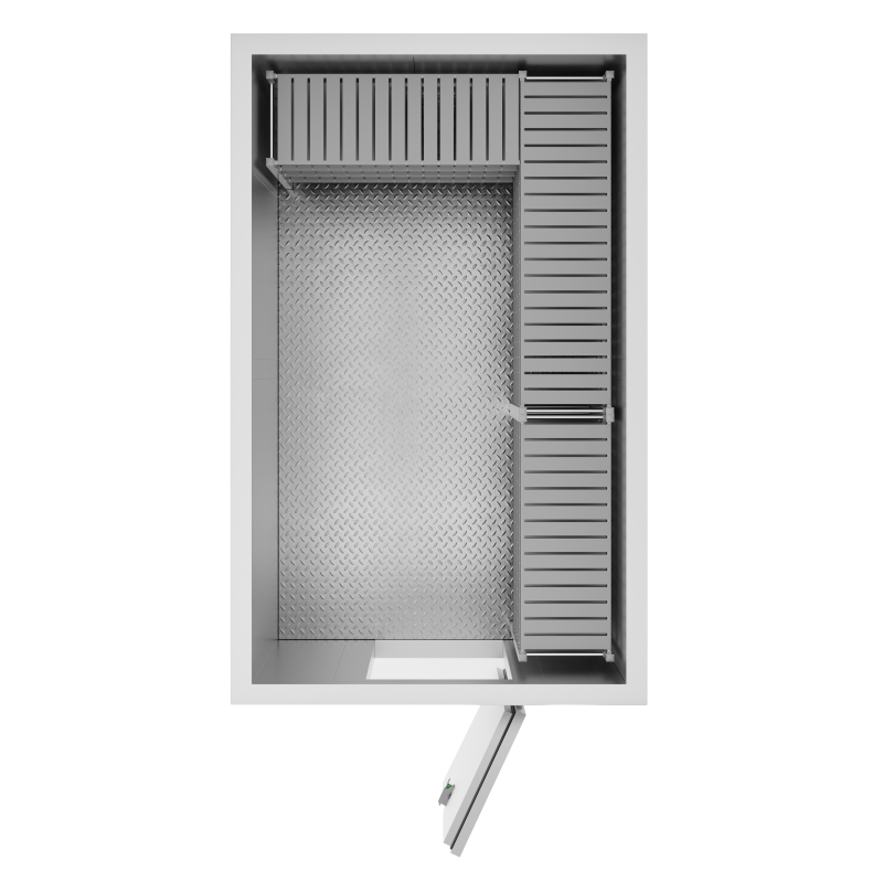 Chambre froide positive/negative 1960x3160x2200 - Combisteel - 7087.0050