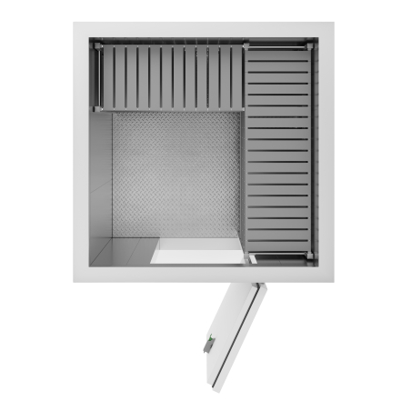 Chambre froide positive/negative 1660x1660x2200 - Combisteel - 7087.0020