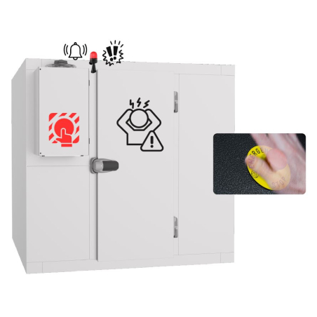 Bouton d'alarme de s&eacute;curit&eacute; pour 7489 chambre froide - Combisteel - 7489.1310